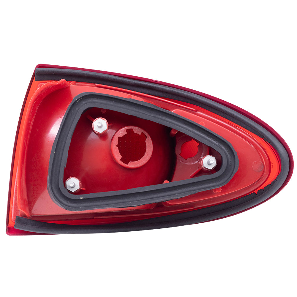 Brock Replacement Driver Tail Light Quarter Panel Mounted Taillamp Compatible with 2003-2005 Cavalier 15142168