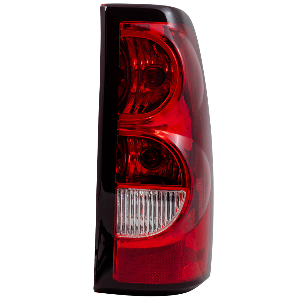 Brock Replacement Driver and Passenger Set Tail Lights Compatible with 2004-2007 Silverado Fleetside Pickup Truck 19169004 19169005