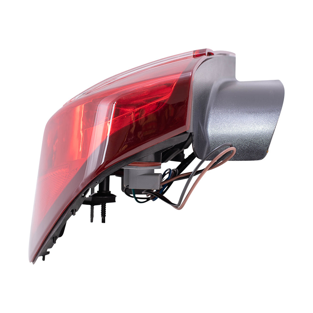 Brock Replacement Passenger Tail Light Compatible with 2004-2007 Malibu 2008 Malibu Classic 15868493
