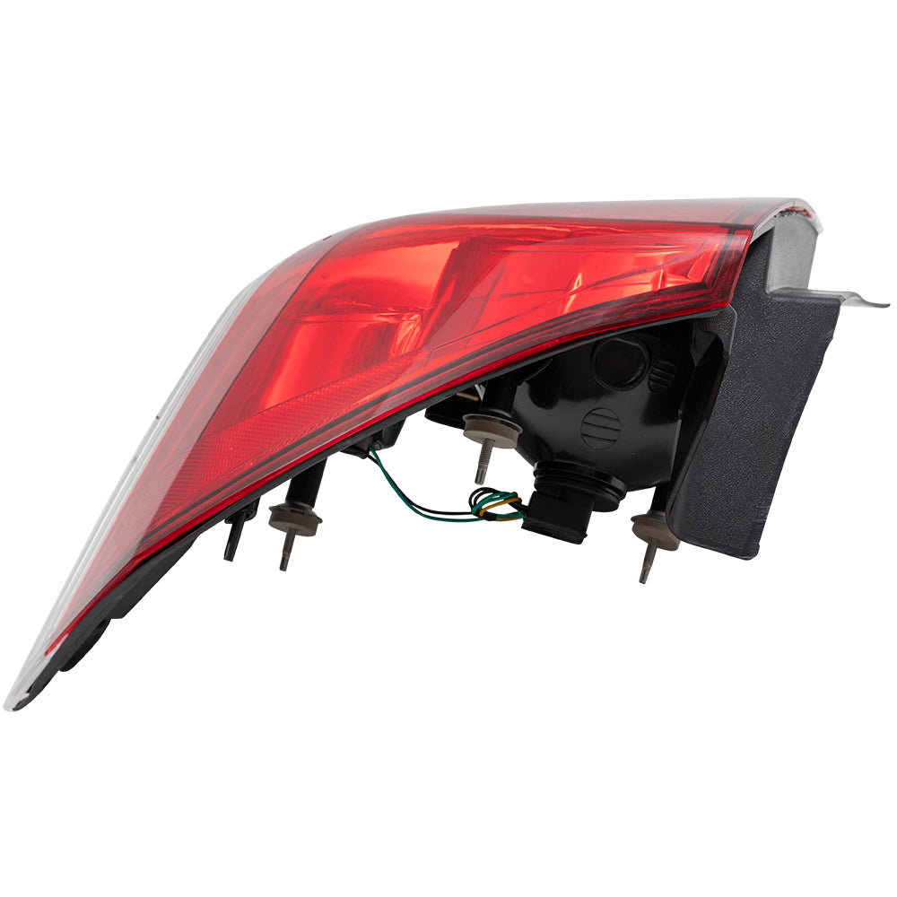 Brock Aftermarket Driver Left Passenger Right Tail Light Assembly Set Compatible with 2006-2013 Chevy Impala