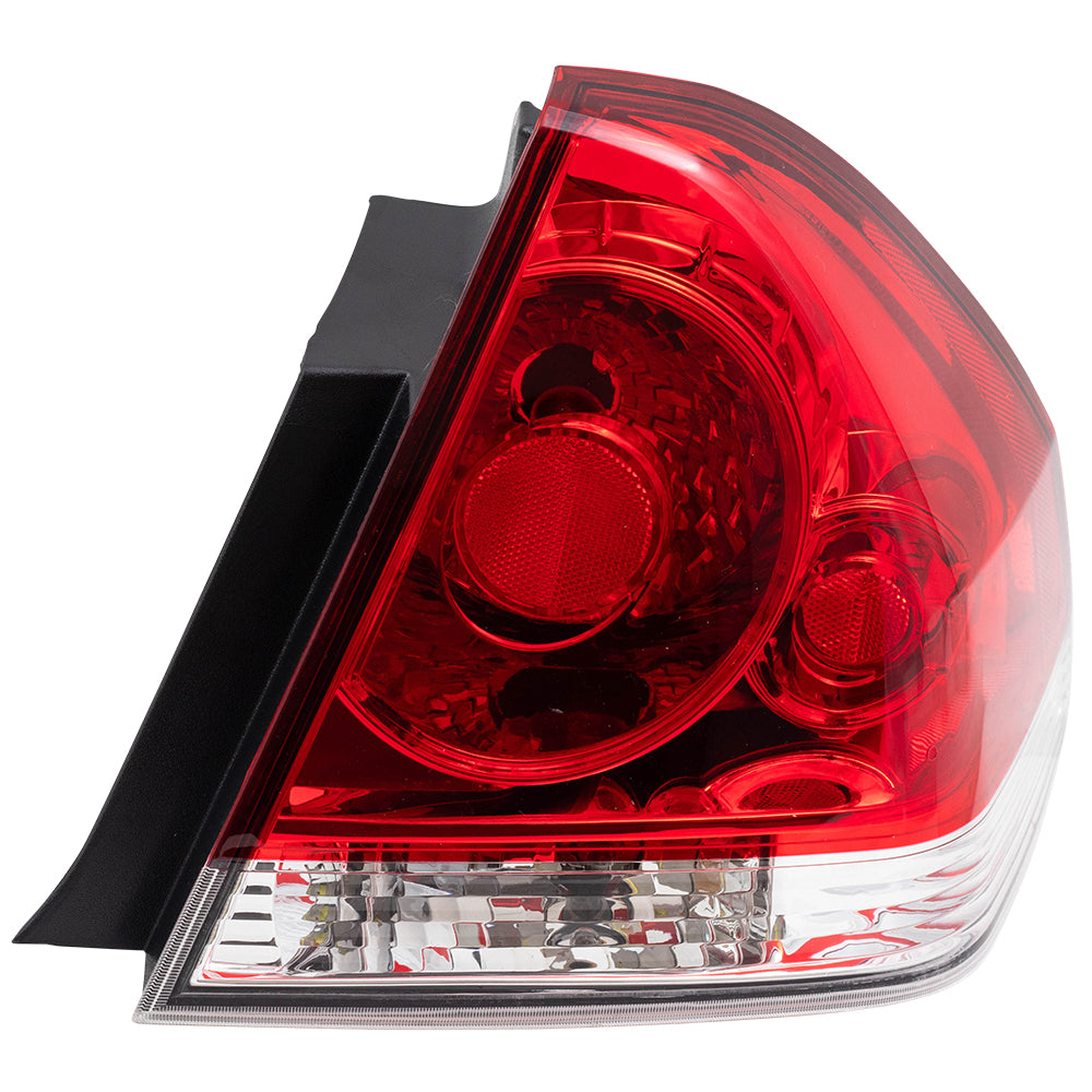 Brock Aftermarket Driver Left Passenger Right Tail Light Assembly Set Compatible with 2006-2013 Chevy Impala