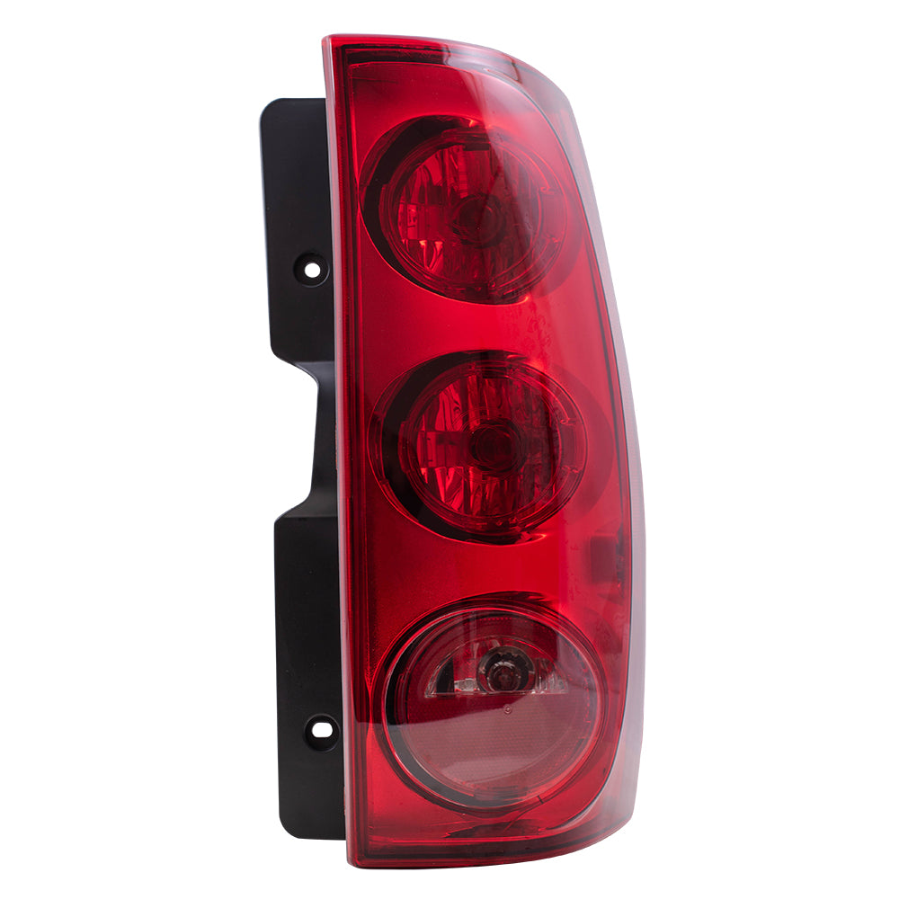 Brock Replacement Passenger Tail Light Lens Compatible with 2007-2014 Yukon 25975976