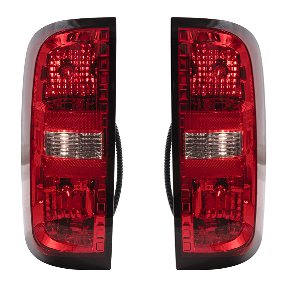 Brock 1222-0113S Replacement Tail Light Assembly Set Simple Design