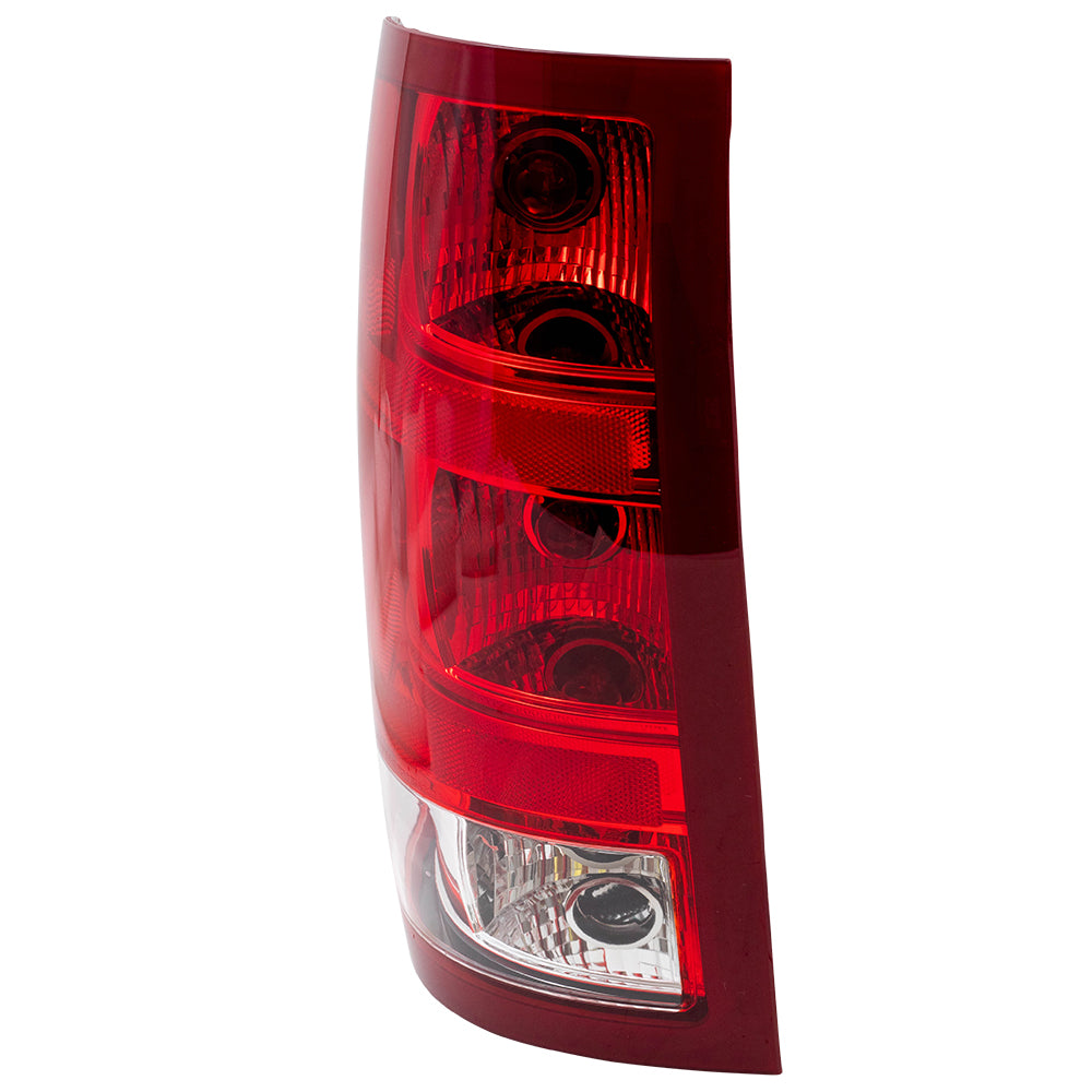 Brock Replacement Driver Tail Light Lens Compatible with 2007-2013 Sierra Pickup Truck 25958484