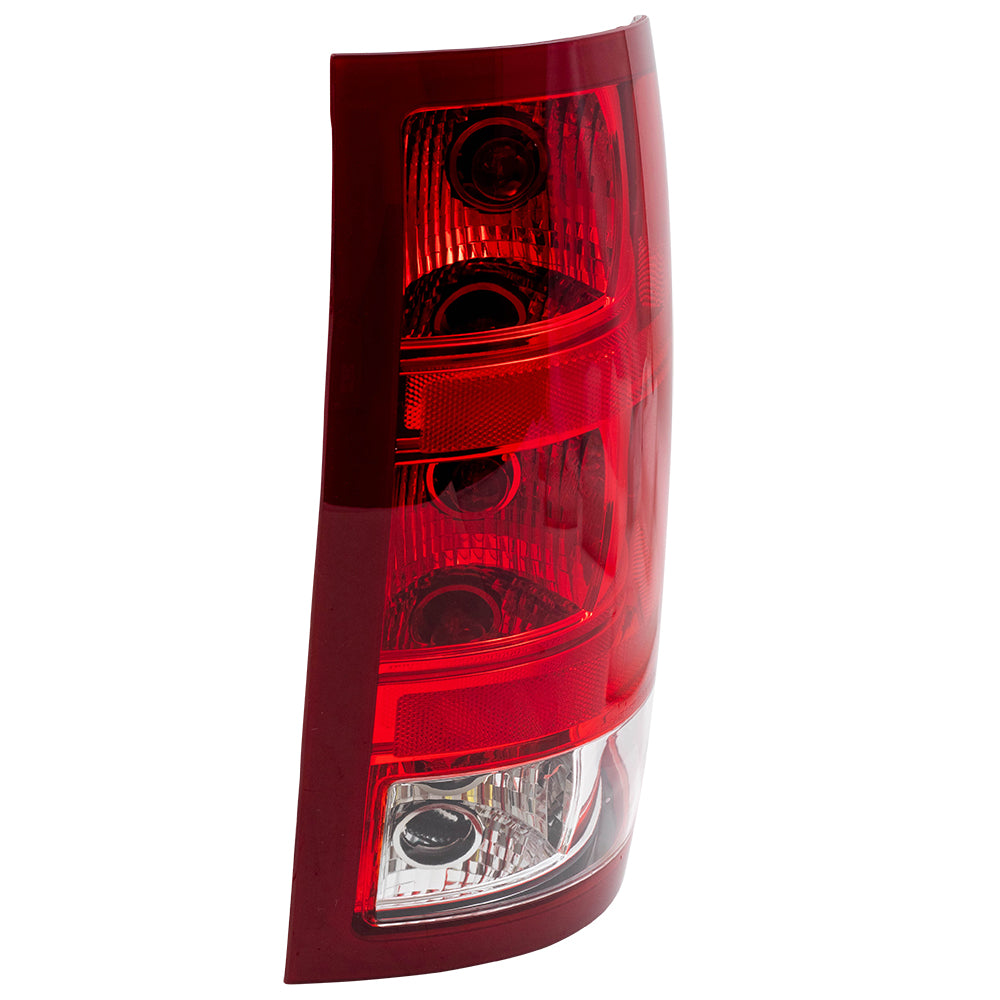 Brock Replacement Passenger Tail Light Lens Compatible with 2007-2013 Sierra Pickup Truck 25958485