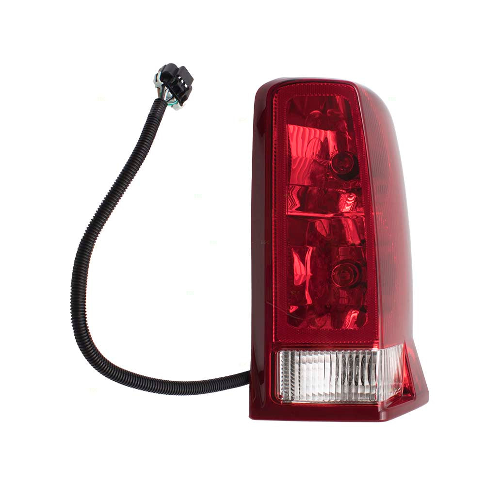 Brock Replacement Passenger Tail Light w/ Red Signal Lens Compatible with 02-06 Escalade & 2003-2006 ESV 15079079