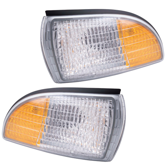 Park/Signal/Side Marker for 1991-1996 Caprice w/o Corner Lamp for 1994-1996 Impala 1991-1996 Roadmaster 5976557 Set GM2550146
