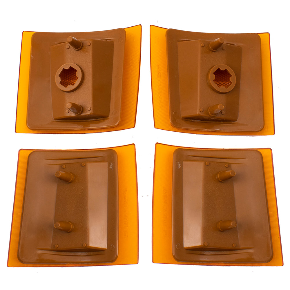 Park/Signal/Side Marker for 1994-1999 C1500 Upper and Lower for Composite Headlights for 1994-1999 C1500 Suburban 1994-2000 C2500 1994-1999 C2500 Suburban 1994-2000 C3500 1994-1999 K1500 5977459 Set