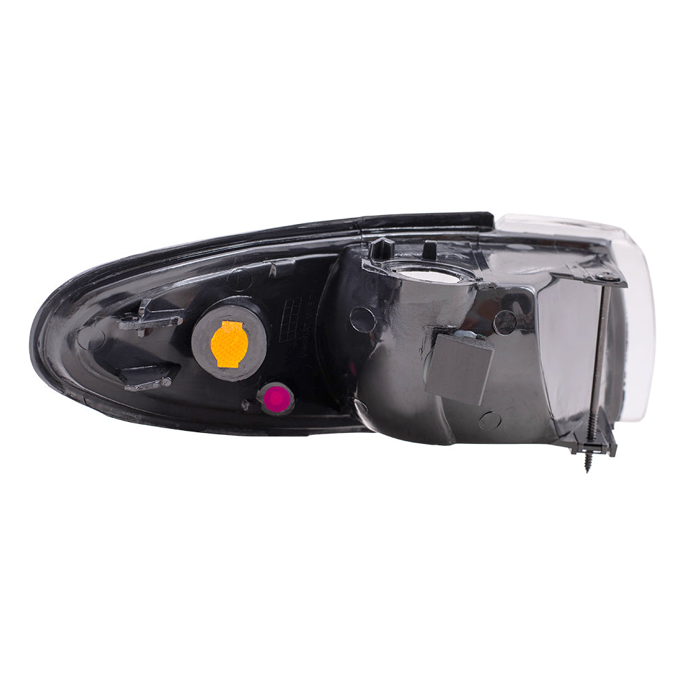 Brock Replacement Driver Park Signal Side Marker Light Compatible with 1997-2003 Grand Prix 16521833