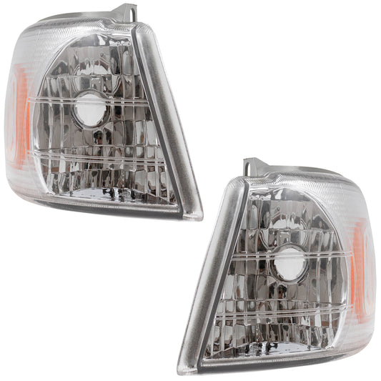 Park/Signal/Side Marker for 1997-2005 Venture for 1997-2004 Silhouette 1999-2005 Montana 1997-1998 Trans Sport 15130499 Set GM2520155