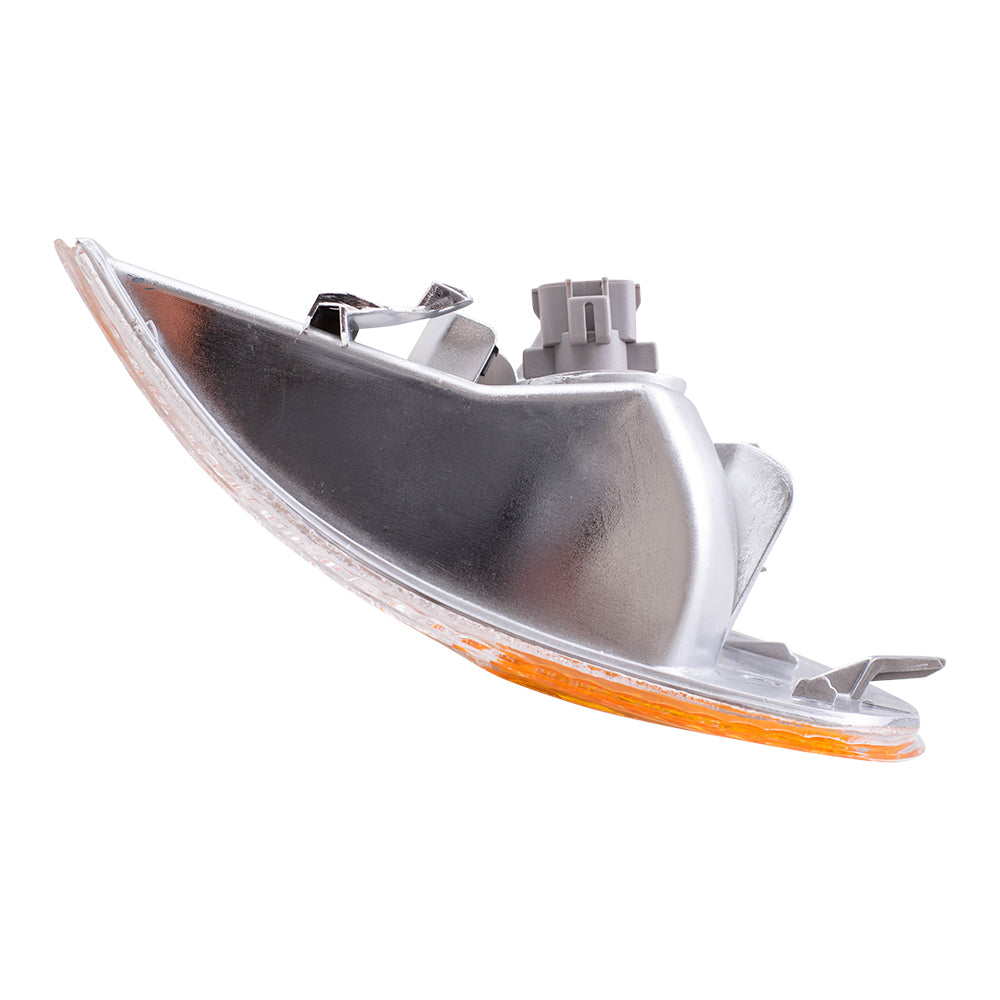 Brock Replacement Driver and Passenger Side Park Signal Light Assemblies Compatible with 1998-2002 Prizm 94857193 94857189