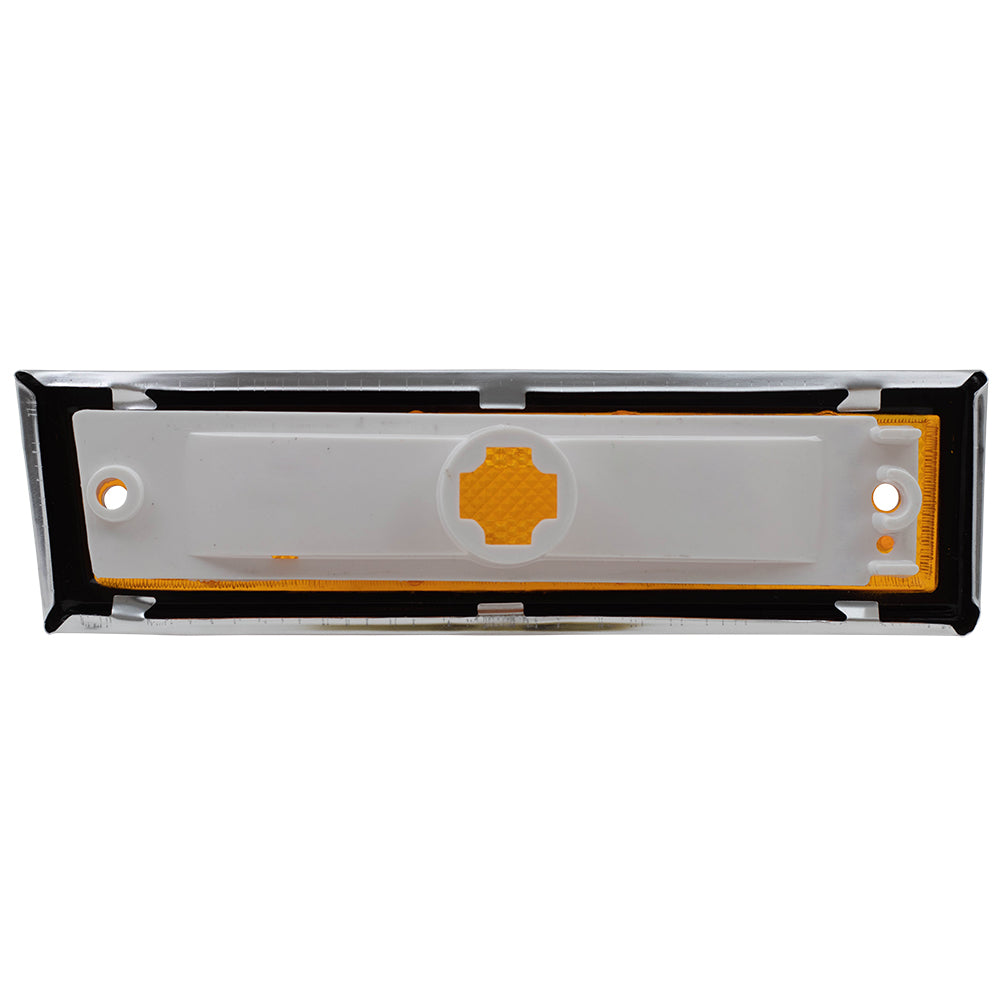 Park/Signal/Side Marker for 1981-1986 C10 Chrome Trim for 1981-1986 C10 Suburban 1988-1991 C1500 1981-1986 C20 1981-1986 C20 Suburban 1988-1991 C2500 1981-1986 C30 1988-1991 C3500 1981-1986 K10 Left
