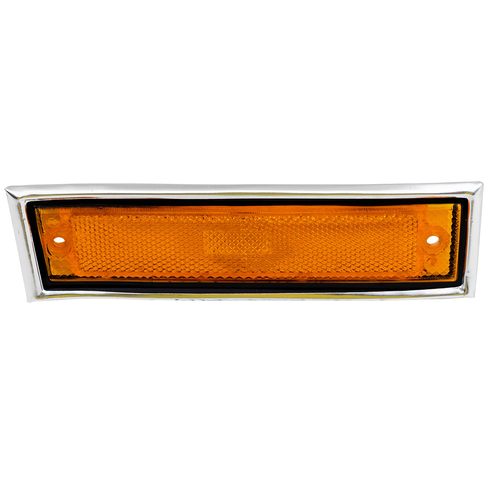 Park/Signal/Side Marker for 1981-1986 C10 Chrome Trim for 1981-1986 C10 Suburban 1988-1991 C1500 1981-1986 C20 1981-1986 C20 Suburban 1988-1991 C2500 1981-1986 C30 1988-1991 C3500 1981-1986 K10 Right