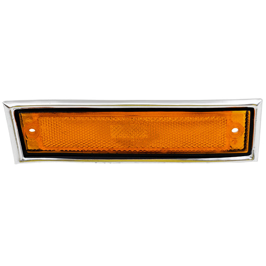 Park/Signal/Side Marker for 1981-1986 C10 Chrome Trim for 1981-1986 C10 Suburban 1988-1991 C1500 1981-1986 C20 1981-1986 C20 Suburban 1988-1991 C2500 1981-1986 C30 1988-1991 C3500 1981-1986 K10 Right