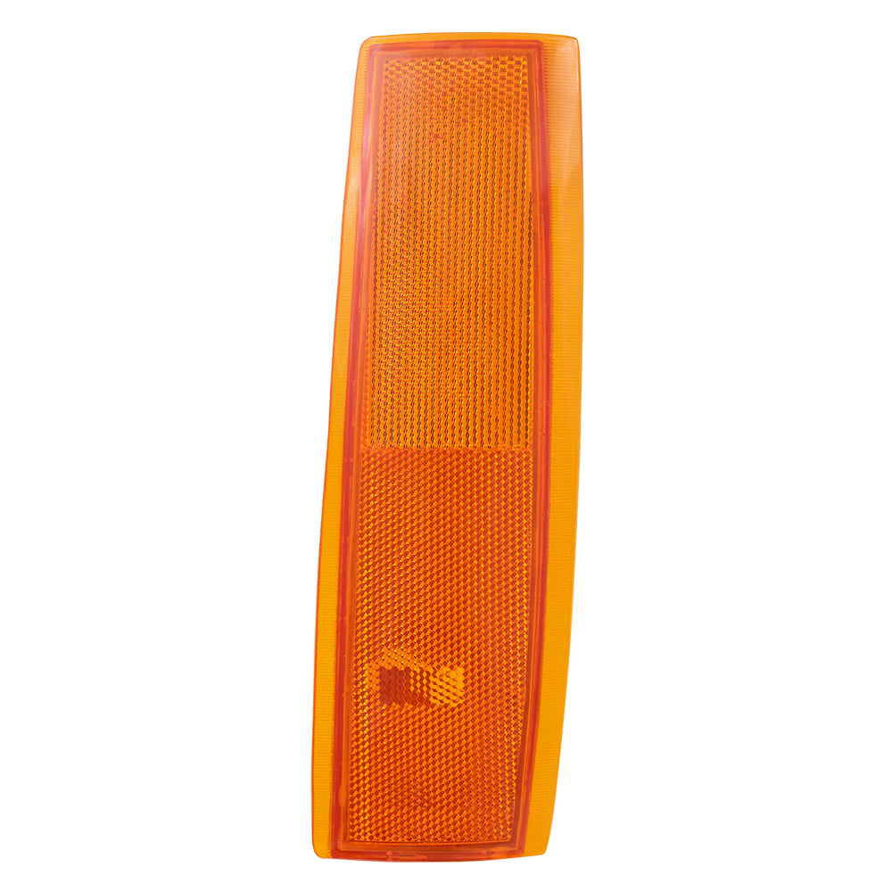 Brock Replacement Passenger Signal Side Marker Light Compatible with 88-93 C1500 K2500 Pickup Yukon Suburban