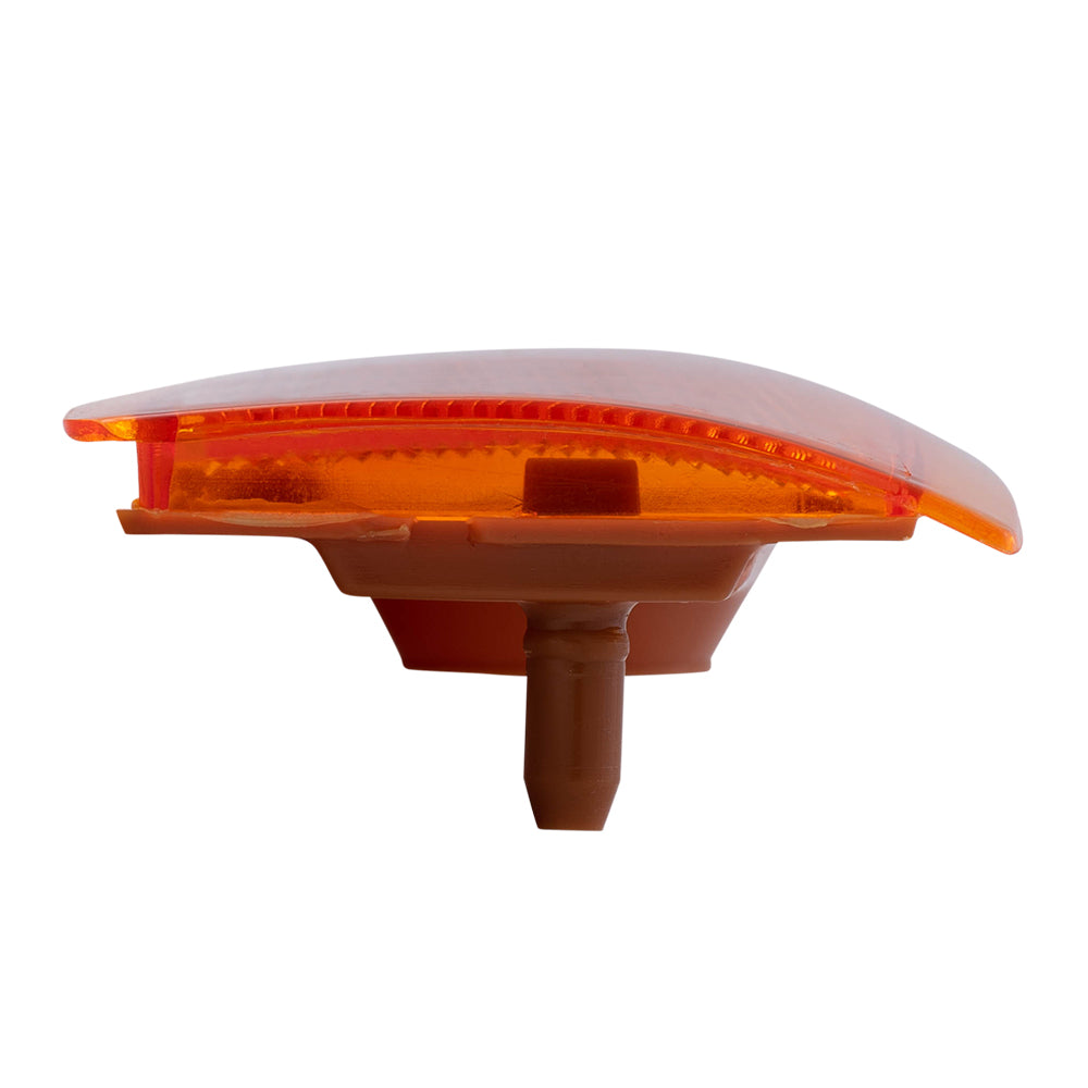Brock Replacement Passenger Signal Side Marker Light Compatible with 88-93 C1500 K2500 Pickup Yukon Suburban
