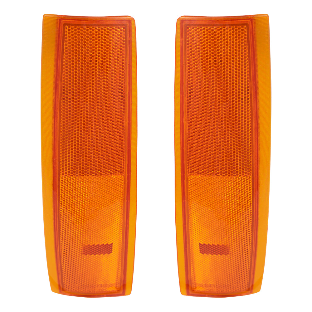 Park/Signal/Side Marker for 1988-1993 C1500 for Composite Headlights for 1992-1993 C1500 Suburban 1988-1993 C2500 1992-1993 C2500 Suburban 1988-1993 C3500 1988-1993 K1500 1992-1993 K1500 Suburban Set