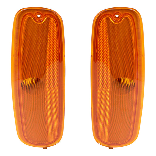 Park/Signal/Side Marker for 1996-2002 Astro for Sealed Beam Headlights for 1996-2002 Savana 1500 1996-2002 Savana 2500 1996-2002 Savana 3500 5977275 Set GM2550152