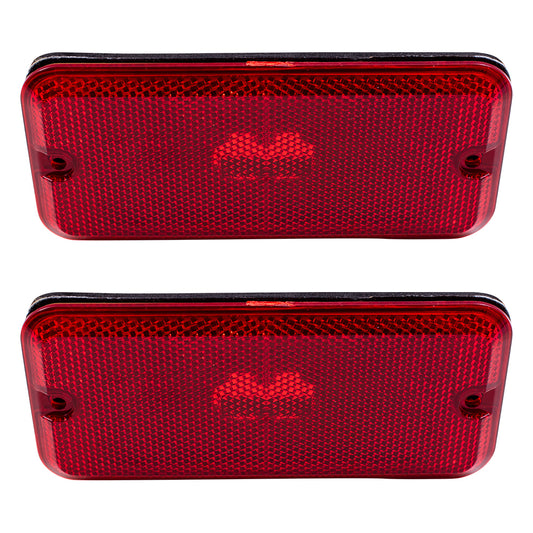 Park/Signal/Side Marker for 1985-1995 G10 Red Left=Right for 1985-1995 G20 1985-1996 G30 1985-1995 G1500 1985-1995 G2500 1985-1996 G3500 1985-1996 P3500 1985-1996 P30 5977809 GM2860101