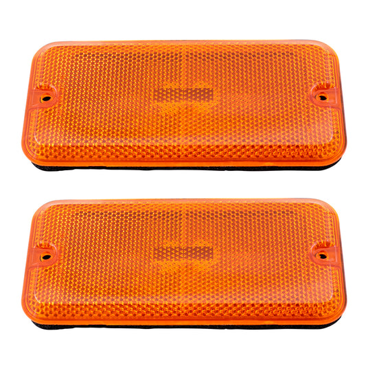 Park/Signal/Side Marker for 1985-1995 G10 Amber Left=Right for 1985-1995 G20 1985-1996 G30 1985-1995 G1500 1985-1995 G2500 1985-1996 G3500 1985-1996 P3500 1985-1996 P30 915489 GM2550113