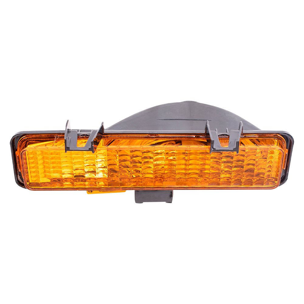 Brock Replacement Driver Park Signal Front Marker Light Compatible with 1982-1993 S10 S15 Pickup Truck 5976643