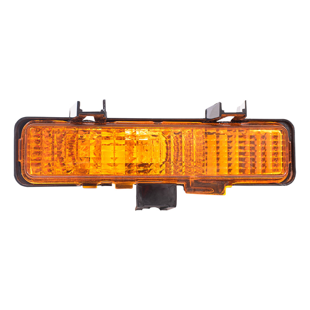 Brock Replacement Passenger Park Signal Front Marker Light Compatible with 1982-1993 S10 S15 Pickup Truck