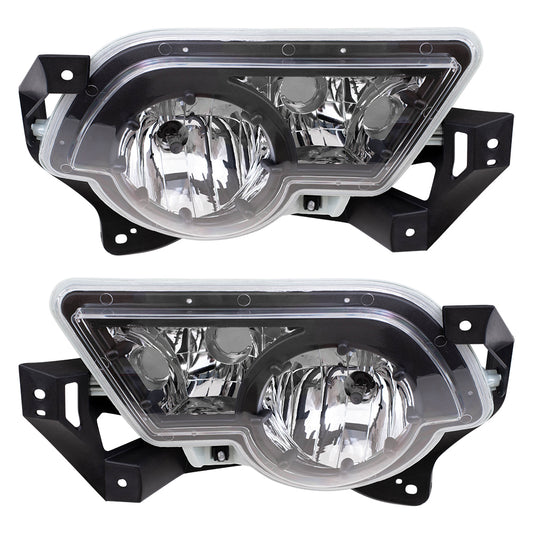 Fog Light for 2002-2006 Avalanche 1500 w/ Body Cladding for 2002-2006 Avalanche 2500 15040361 Set GM2592141