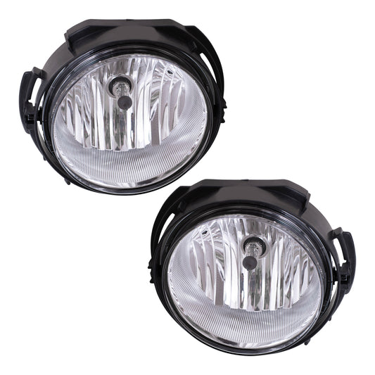 Fog Light for 2006-2011 HHR Exc SS w/o Bulb Shield for 15813307 Set GM2592155
