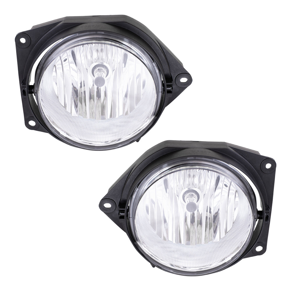 Fog Light for 2006-2010 H3 w/o Bulb Shield for 2009-2010 H3T 25949923 Set HU2592101