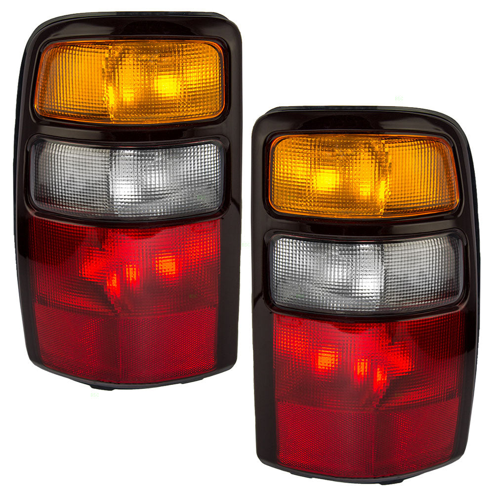 Brock Replacement Driver and Passenger Set Tail Lights & 3rd Brake Center High Mount Stop Light Compatible with 2004-2006 Tahoe Yukon & Yukon XL Suburban w/ Liftgate