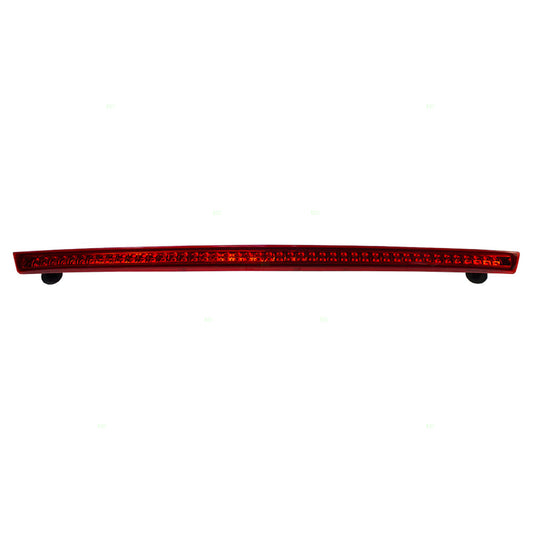 Brock Aftermarket Replacement Red Center High Mount Third Brake Light Assembly