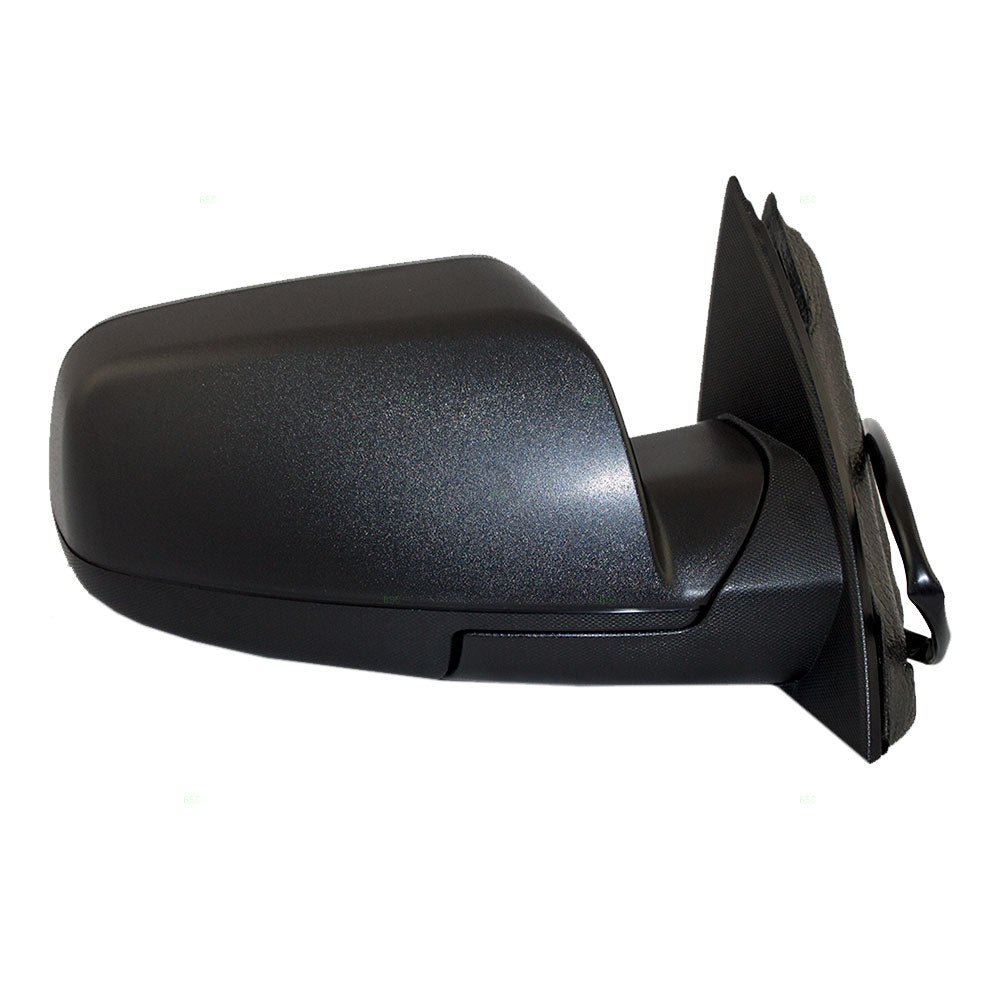 Brock Replacement Passenger Side Power Mirror Textured Black without Heat, Memory or Spotter Glass Compatible with 2010-2014 Equinox & 2010-2014 Terrain