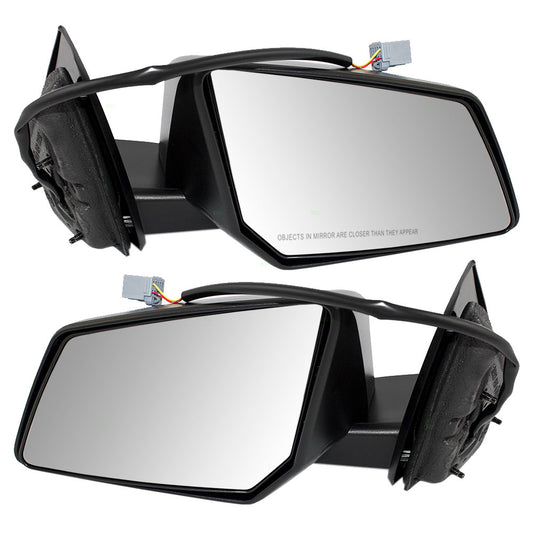 Power Mirror for 2009-2017 Traverse Manual Fold for 2009-2016 Acadia for 2017 Acadia Limited for 2008-2010 Outlook 23453775 Set GM1320388