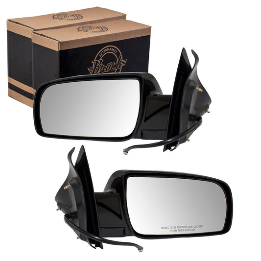 Power Mirror for 1988-1998 Astro Manual Fold for 1988-1998 Safari 15001801 Set GM1320159