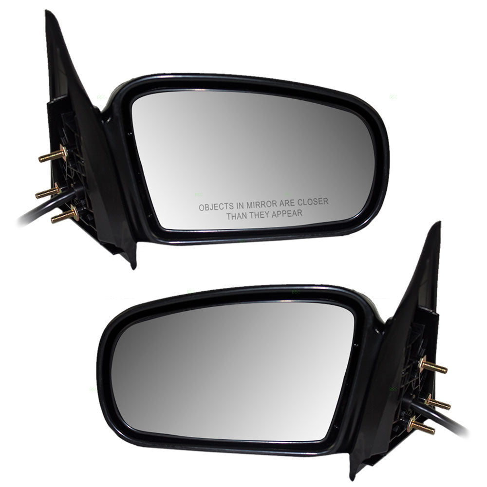 Brock Replacement Driver and Passenger Set Power Side Door Mirrors with Power Remote Compatible with Cutlass Malibu & Malibu Classic