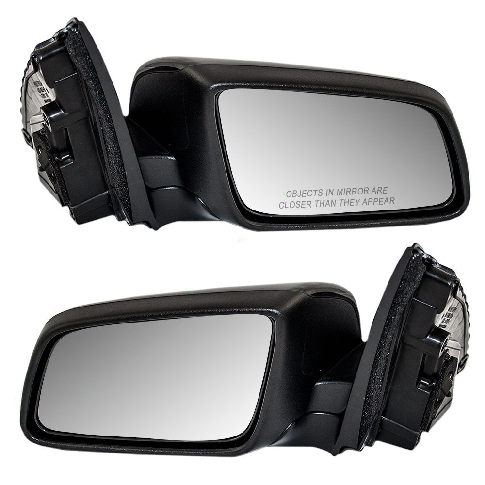 Brock Replacement Driver and Passenger Set Power Side Door Mirrors Ready-to-Paint Compatible with G8 Caprice 92194048 92214581