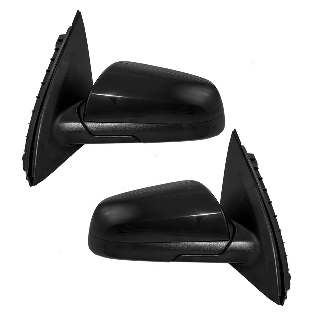 Brock Replacement Driver and Passenger Set Power Side Door Mirrors Ready-to-Paint Compatible with G8 Caprice 92194048 92214581