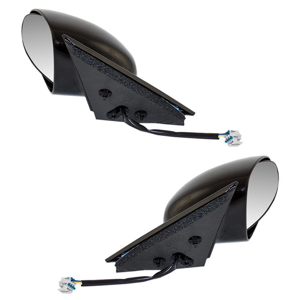 Brock Replacement Driver and Passenger Set Power Side Door Mirrors Compatible with 2000-2007 Monte Carlo 10448591 10448590