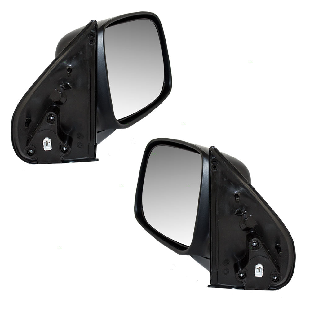 Brock Replacement Driver and Passenger Pair Power Side Door Mirrors Compatible with 2009-2012 Colorado Canyon Pickup Truck Extended & Crew Cab Pickup Truck