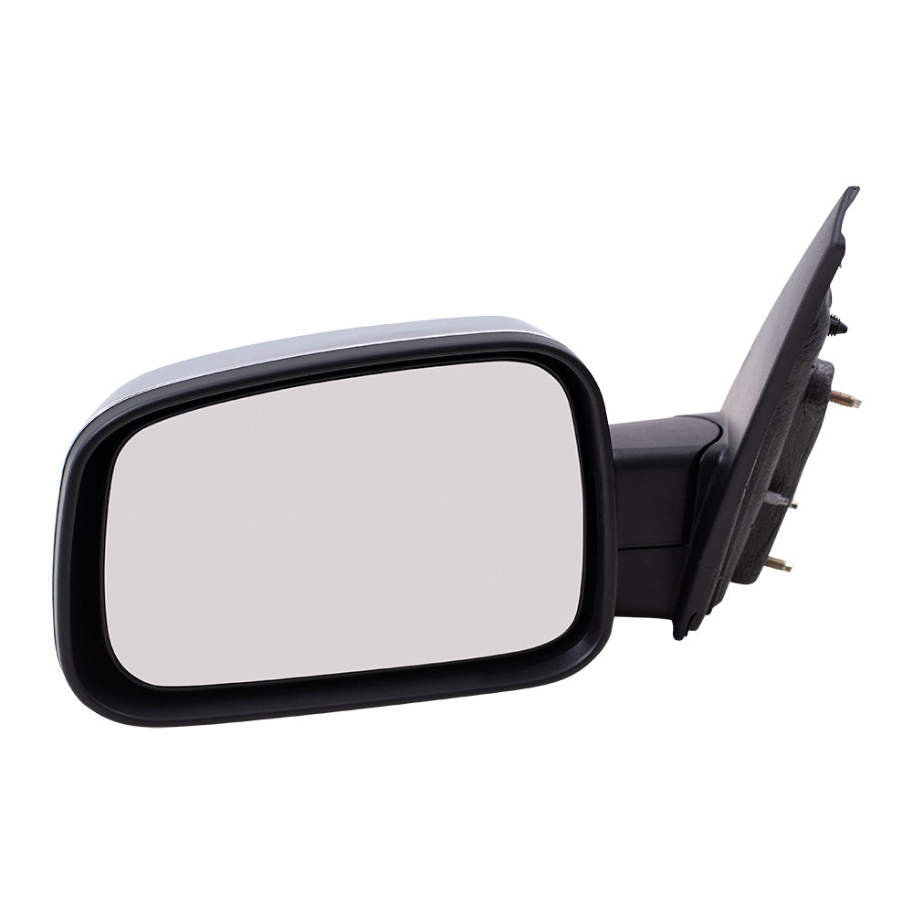 Brock Replacement Driver Power Side Door Mirror Bright Chrome Cover Compatible with 2006-2011 HHR 20923831