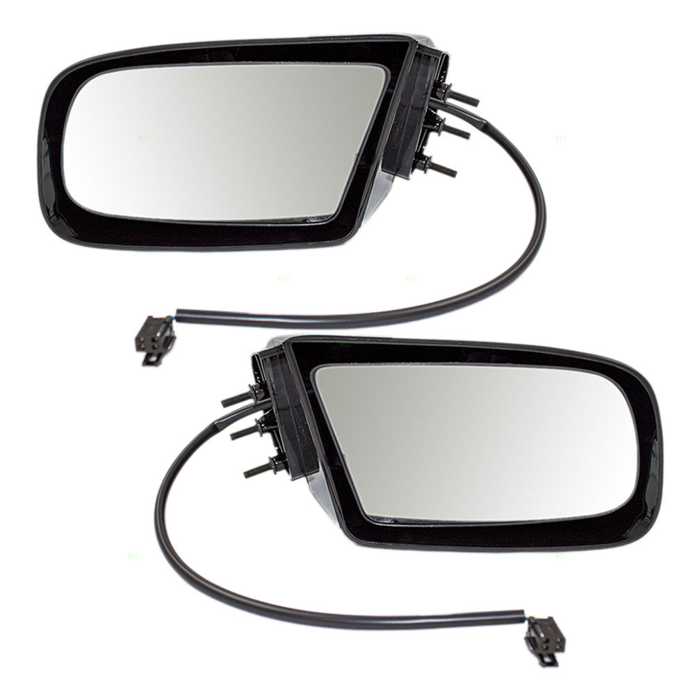 Brock Replacement Driver and Passenger Set Power Side Door Mirrors Compatible with 1990-1996 Regal Grand Prix 88896759 88895190