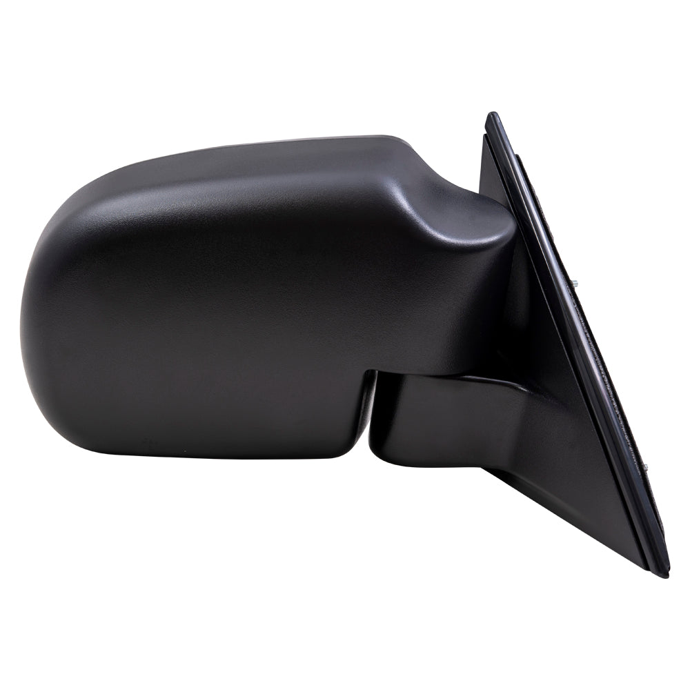 Brock Replacement Driver Power Side Door Mirror with Plastic Base Compatible with Blazer Jimmy Bravada Envoy S10 Pickup Sonoma