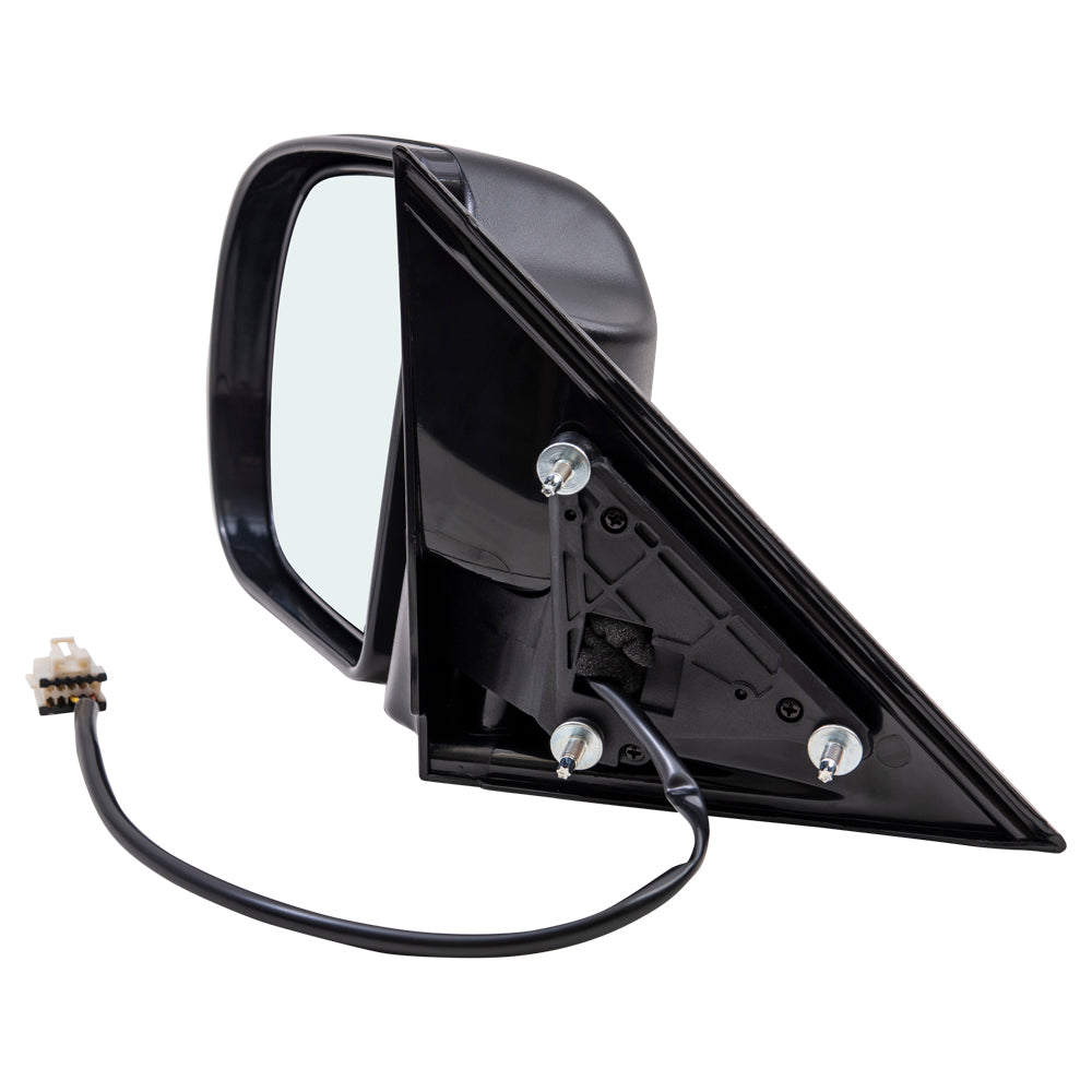 Brock Replacement Driver Power Side Door Mirror with Plastic Base Compatible with Blazer Jimmy Bravada Envoy S10 Pickup Sonoma