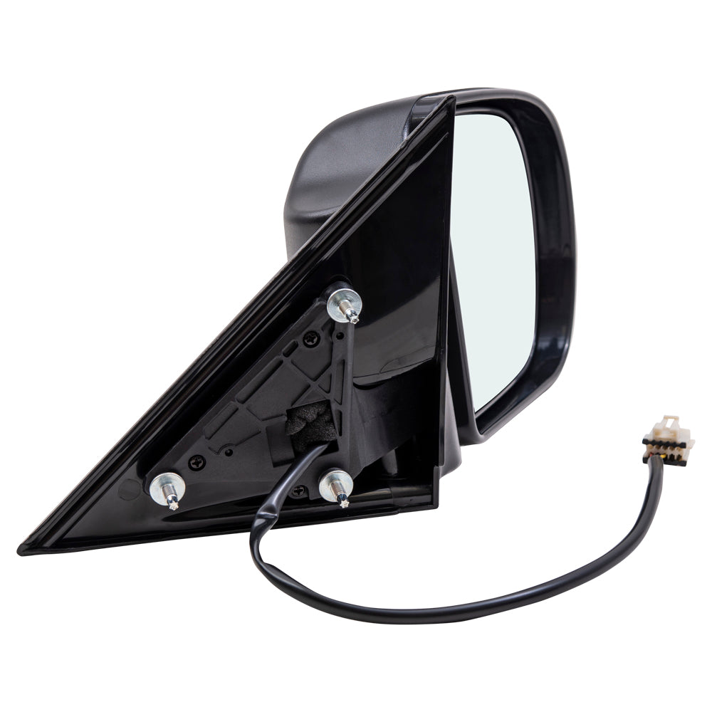 Brock Replacement Passenger Power Side Door Mirror with Plastic Base Compatible with Blazer Jimmy Bravada Envoy S10 Pickup Sonoma