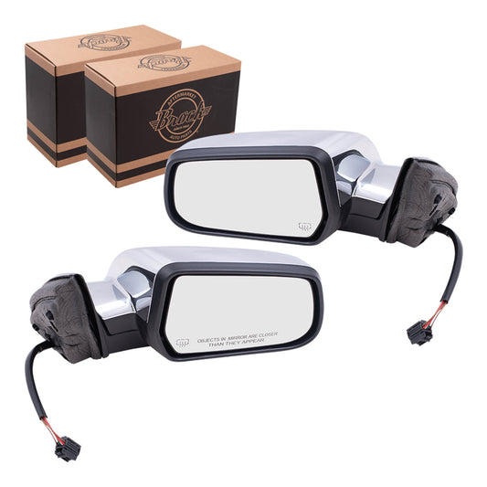 Power Mirror for 2015-2017 Equinox Heated Manual Fold for 2015-2017 Terrain 23467320 Set GM1320476