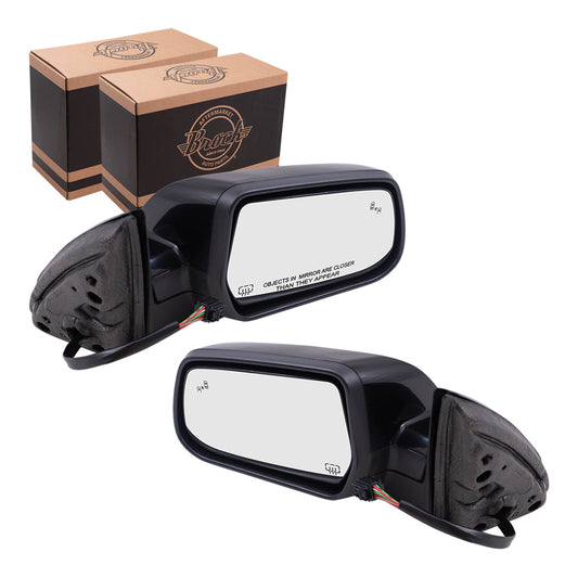 Power Mirror for 2016-2017 Equinox Blind Spot Detection Memory Heated Manual Fold for 2015-2017 Terrain 23219864 Set GM1320490