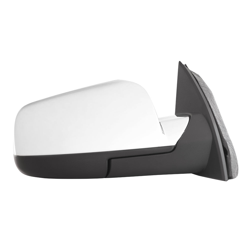 Brock Replacement Chrome Drivers and Passengers Power Heated Memory Blind Spot Detection Mirrors Compatible with 2015-2017 Terrain 23219861 23219862