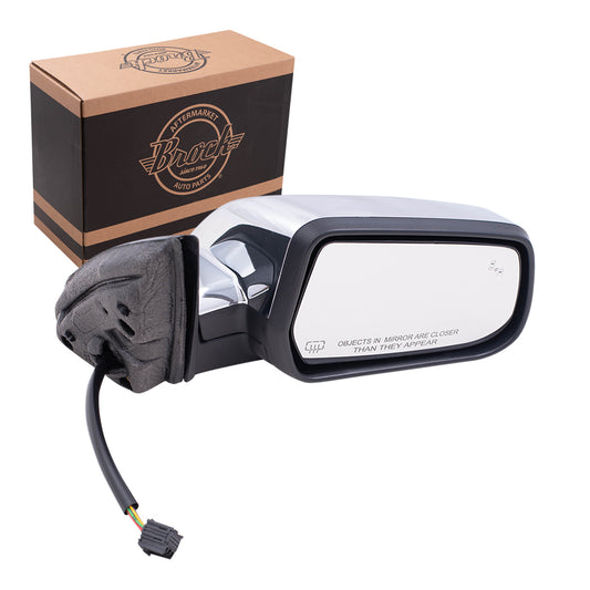 Power Mirror for 2015-2017 Terrain Blind Spot Detection Memory Heated Manual Fold 23219862 Right GM1321491