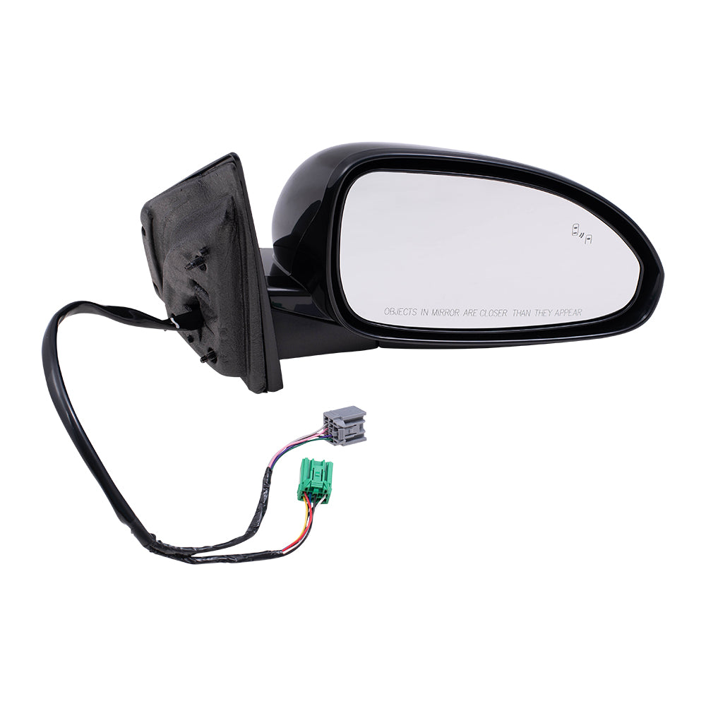 Brock Replacement Passenger's Power Mirror Manual Folding Heated w/ Signal BSD Memory Compatible with 13-17 Enclave 22823954