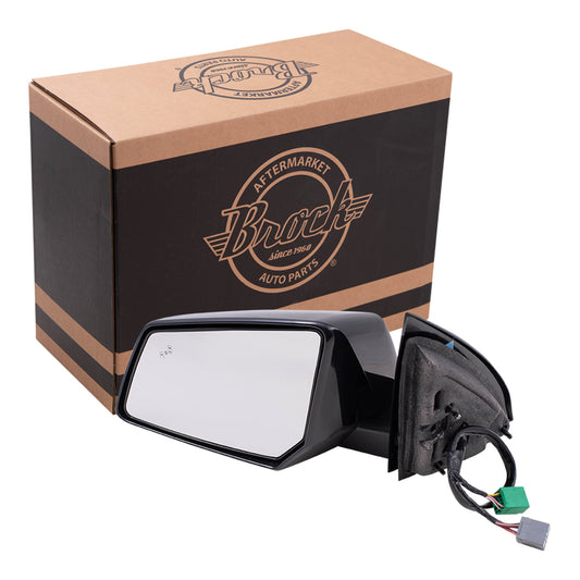 Power Mirror for 2013-2017 Traverse Blind Spot Detection Turn Signal Indicator Heated Power Fold for 2013-2016 Acadia for 2017 Acadia Limited 84216799 Left GM1320592